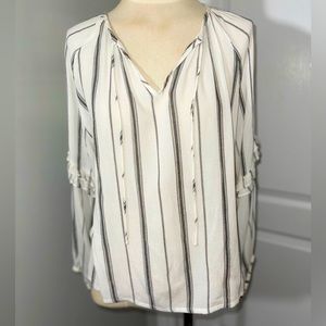 Amuse Society Long Sleeve Boho Blouse.